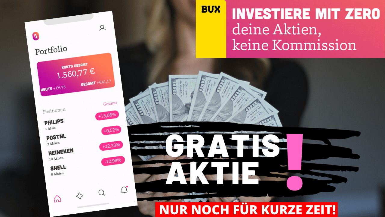 gratis Aktie bei BUX Zero