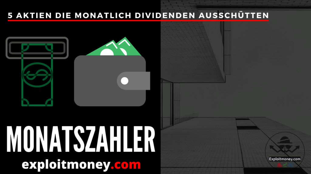 5 Aktien mit monatlicher Dividende