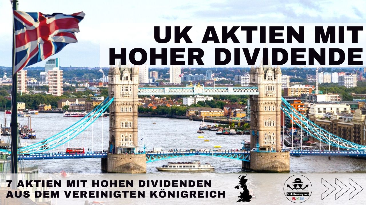 britische Aktien mit hoher Dividende